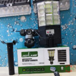 1000 Watts AI Triple Lens 4G Solar Camera with Street Light