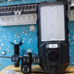 450 Watts 2-in-1 Solar Street Light with AI Triple-Lens Solar Camera