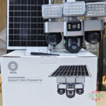 4G Triple Lens Solar PTZ Camera with Light