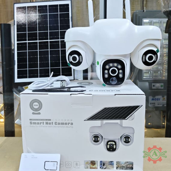 4G Triple Lens Solar PTZ Camera