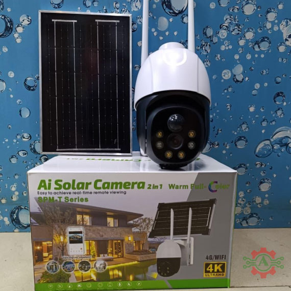 AI 4G Single Lens Solar PTZ Camera