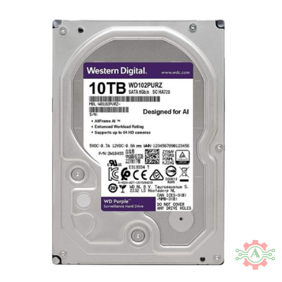 WD 10TB Surveillance Hard Disk