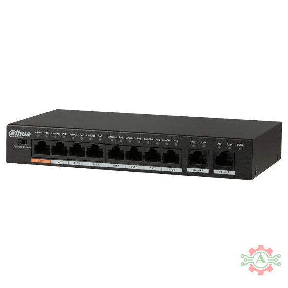 Dahua 8-port PoE Gigabit Ethernet Switch