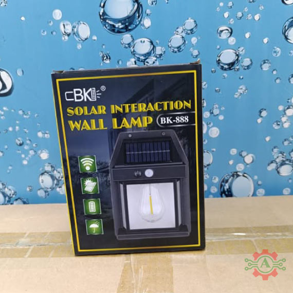 Solar Tungsten BK-888 Wall Light Motion Sensor Lamp