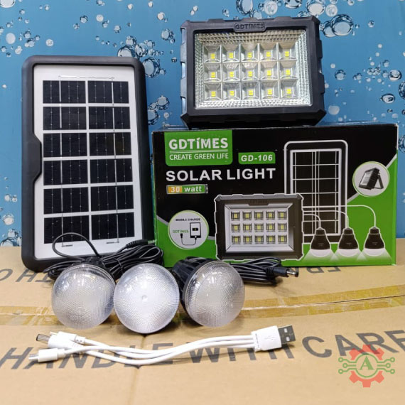 GDTimes GD-106 Solar Lighting System Kit