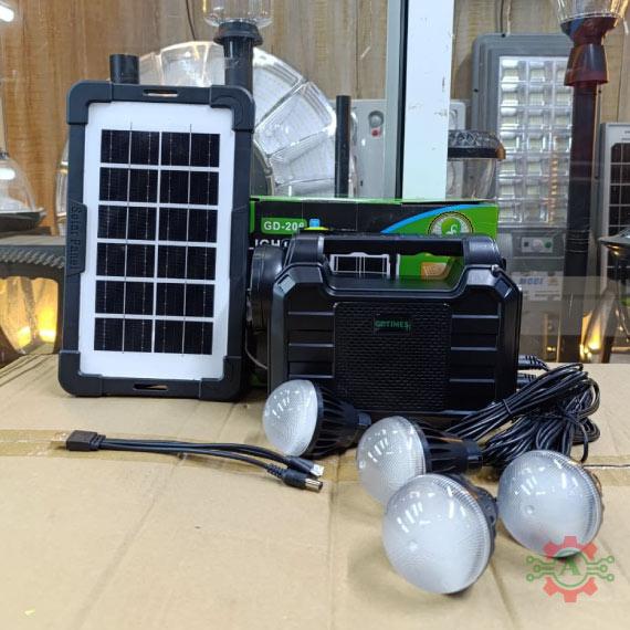 GDTimes GD-206 Solar Lighting System Kit