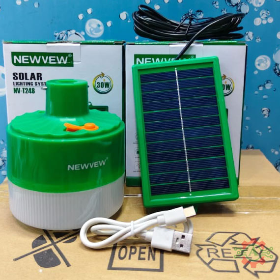 Newvew NV-T248 30W Solar Rechargeable Lamp