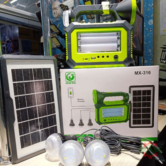 Solarmax MX-316 Solar Lighting System Kit