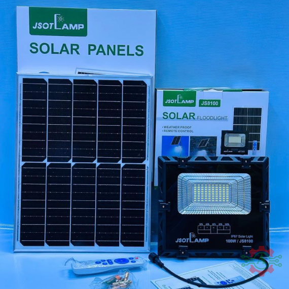 JSOTLamp JS8100 100W Solar Floodlight