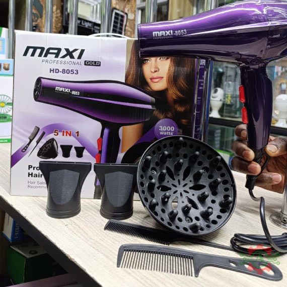 MAXI HD-8053 3000W 5in1 Professional Hair Dryer