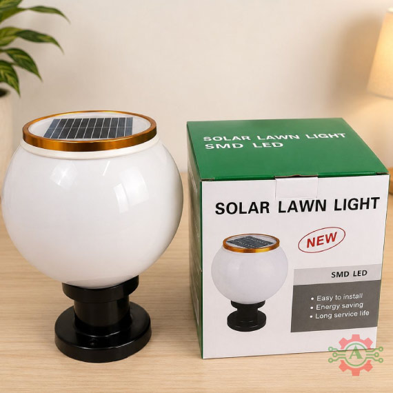 Solar Ball Fitting Gate Lawn Light