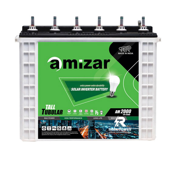 200ah Amizar solar battery 64kg