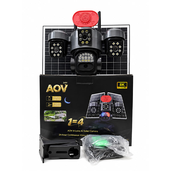 AOV-4--Lens-Ai-Smart-Solar-Camera-with-4G,E-sim-and-Siren