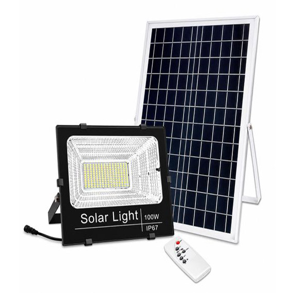 Zero-degree-100w-solar-flood-light